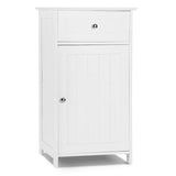 Tangkula Bathroom Floor Storage Cabinet
