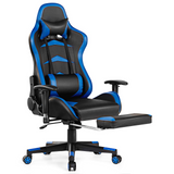 Tangkula Gaming Desk and Chair Set, E-Sport Gamer Desk & Racing Chair Set