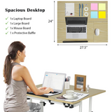 Tangkula Mobile Standing Desk Stand Up Desk