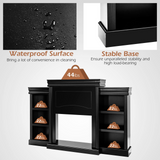 70 Inches Freestanding Mantel Stand - Tangkula