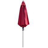 Tangkula 9 ft Patio Umbrella, Outdoor Market Table Umbrella with 1.5" Aluminum Pole