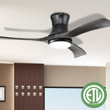 Tangkula 52 Inches Ceiling Fan with LED Light and Remote Control