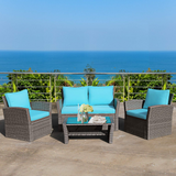 Tangkula 4 Pieces Patio Furniture Set