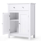 Tangkula Bathroom Storage Cabinet, Free Standing Bathroom Cabinet with Large Drawer