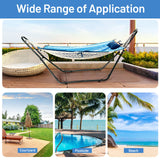 Steel Hammock Stand, Hanging 9-13 Ft Hammock, 2 Person Indoor Outdoor Hammock Stand Only