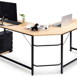 Tangkula L-Shaped Corner Computer Desk