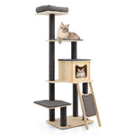 69 Inch Modern Cat Tree - Tangkula 