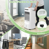Evaporative Air Cooler, Portable Cooling Fan & Humidifier with Remote
