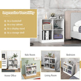 Tangkula 4-Cube Bookcase, Freestanding Open Bookshelf for Living Room Kids Room