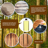 Tangkula 52 Inches Acacia Wood Patio Bench