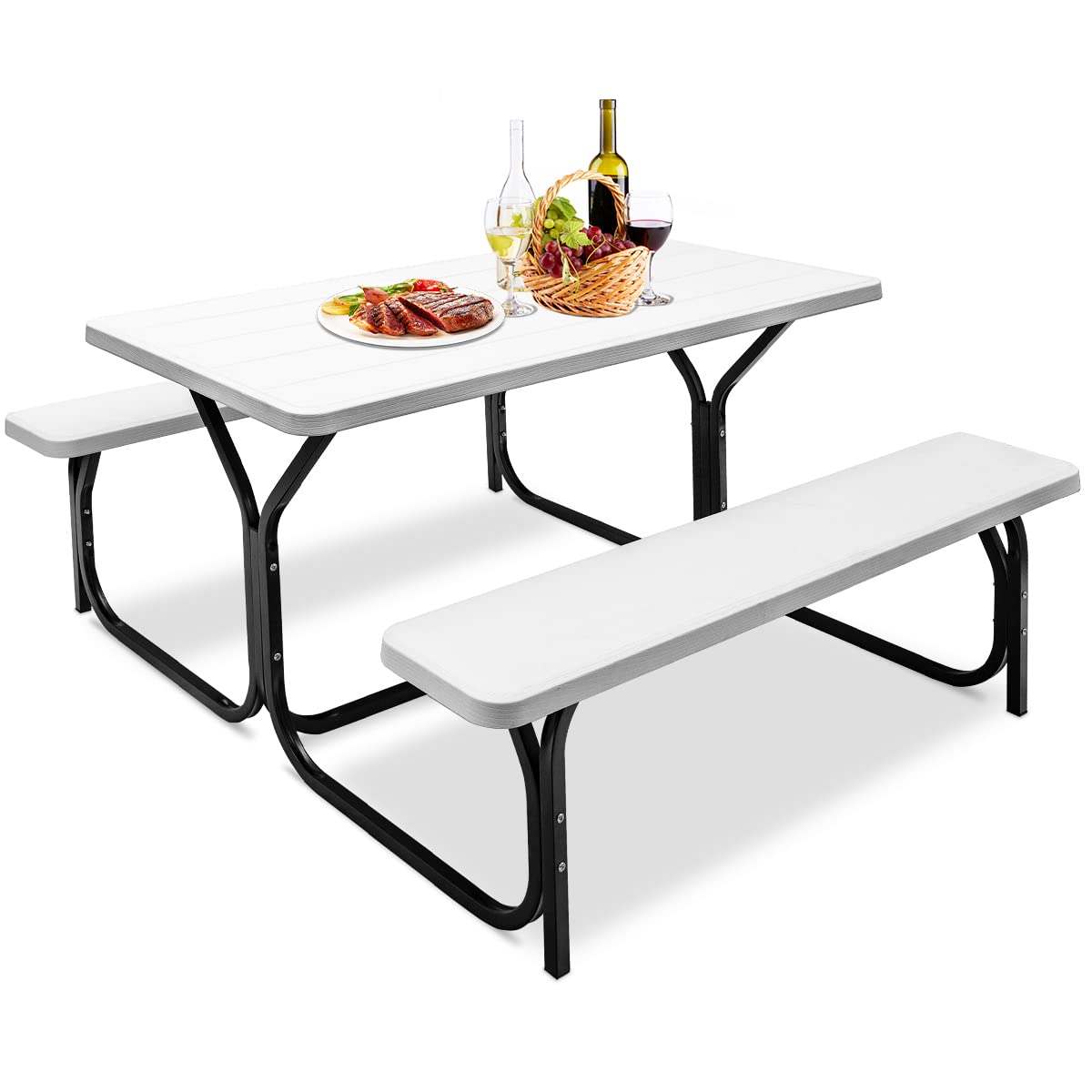 Picnic Table Bench Set - Tangkula