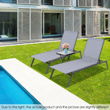 Tangkula Outdoor Adjustable Chaise Lounge Chair