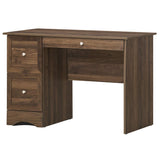 Computer Desk with 3 Drawers, Wooden Home Office Desk PC Laptop Notebook Desk, Compact Study Desk Writing Desk