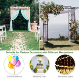 6.8 Ft Garden Arbor, Metal Arch with Trellis for Climbing Plant, Vines, Flowers
