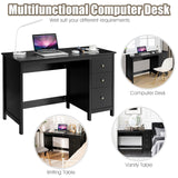 Computer Desk with 3 Storage Drawers, Modern Home Office Desk w/Spacious Desktop