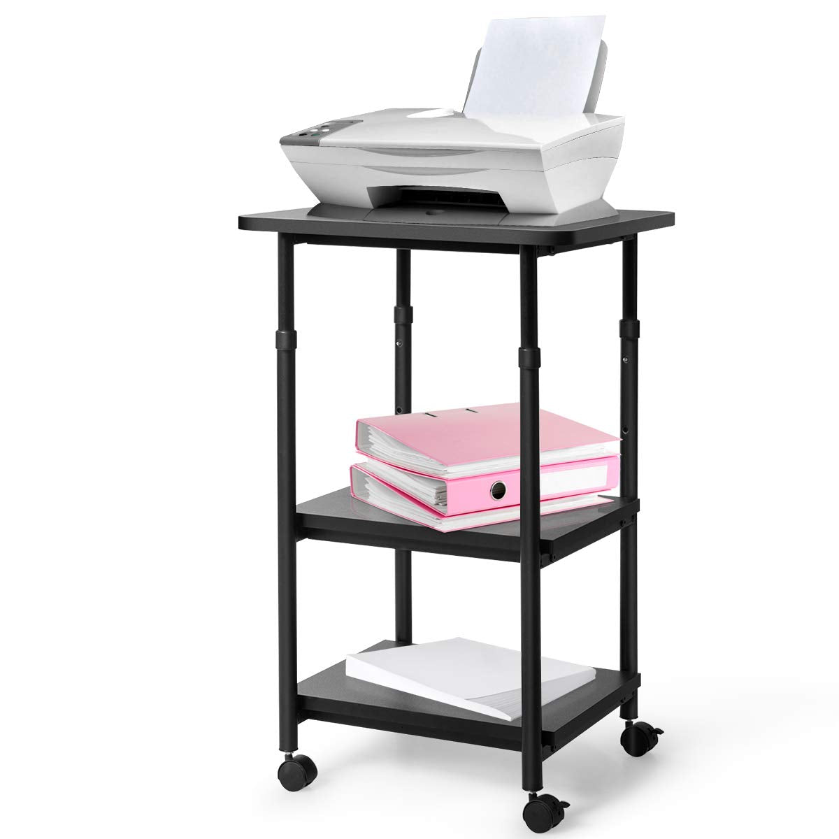 3-Tier Adjustable Printer Stand - Tangkula