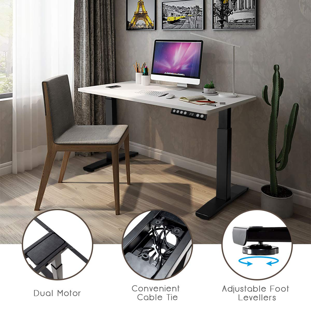 Electric Standing Desk Frame - Tangkula