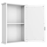 Tangkula Mirrored Bathroom Cabinet, Wall Mount Storage Cabinet with Single Door