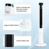 Tangkula 48-Inch Tower Fan with Remote Control, Quiet Bladeless Tower Fan