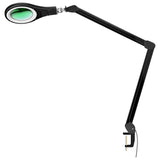 Magnifier Glass Desk Lamp with a Small 12D Lens, 5"Diameter Glass Lens