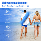 Tangkula 3-4 Person Easy Pop Up Beach Tent, UPF 50+ Portable Sun Shelter
