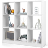 Tangkula 9 Cube Bookshelf, Freestanding 3 Tier Open Bookcase