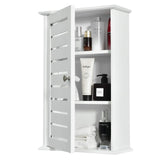 Tangkula Bathroom Wall Cabinet, Medicine Cabinet with 3 Tier Adjustable Storage Shelves