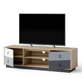 Tangkula TV Stand for TVs up to 60 Inch, TV Cabinet Entertainment Center for Living Room, 55 x 16 x 16.5 Inch