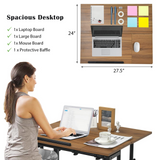 Tangkula Mobile Standing Desk Stand Up Desk