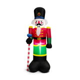 Tangkula 8FT Inflatable Nutcracker Soldier for Christmas