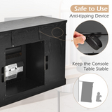 Electric Fireplace TV Stand for TVs Up to 50 Inch - Tangkula